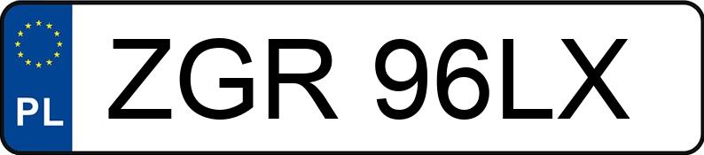 Numer rejestracyjny ZGR 96LX posiada BMW 530 Touring Diesel Kat. MR`95 E39 530 Touring Diesel Kat. MR`95 E39 - ZGR96LX