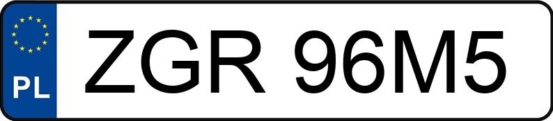 Numer rejestracyjny ZGR 96M5 posiada VOLKSWAGEN CADDY - ZGR96M5 Numer rejestracyjny ZGR 96M5 posiada VOLKSWAGEN CADDY - ZGR96M5