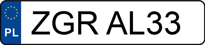 Numer rejestracyjny ZGR AL33 posiada OPEL Astra Classic II 1.7 CDTI MR`04 E4 Astra Classic II 1.7 CDTI MR`04 E4 - ZGRAL33