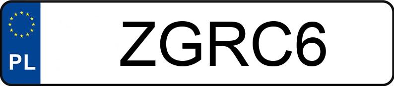Il numero di registrazione ZGR C6 ha MERCEDES-BENZ 220 E Kat. 124 220CE - ZGRC6