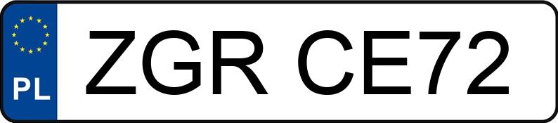 Numer rejestracyjny ZGR CE72 posiada VOLKSWAGEN FOX - ZGRCE72 Numer rejestracyjny ZGR CE72 posiada VOLKSWAGEN FOX - ZGRCE72