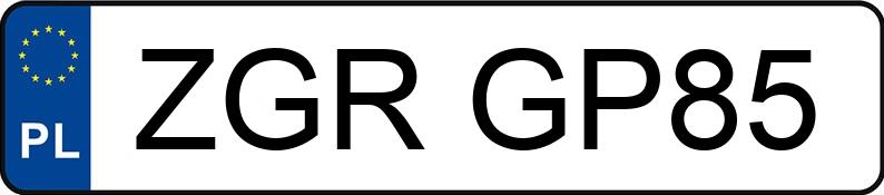 Numer rejestracyjny ZGR GP85 posiada VOLVO V50 - ZGRGP85 Numer rejestracyjny ZGR GP85 posiada VOLVO V50 - ZGRGP85
