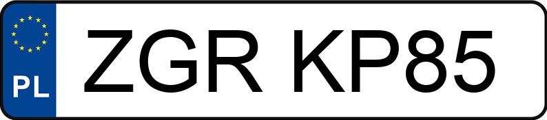 Numer rejestracyjny ZGR KP85 posiada NISSAN Patrol 3.0 TDi MR`05 E4 Luxury Aut. - ZGRKP85