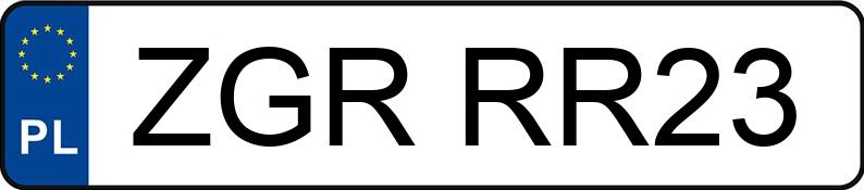 Numer rejestracyjny ZGR RR23 posiada ALFA ROMEO 156 2.0 16V Kat. MR`97 932 T.Spark Selespeed - ZGRRR23