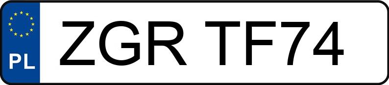 Numer rejestracyjny ZGR TF74 posiada RENAULT Trafic 1.9 dCi MR`01 E3 3.0t L2H1P2 - ZGRTF74 Numer rejestracyjny ZGR TF74 posiada RENAULT Trafic 1.9 dCi MR`01 E3 3.0t L2H1P2 - ZGRTF74