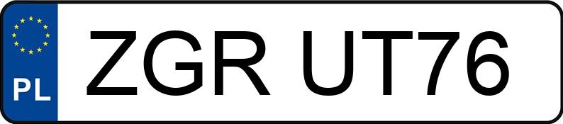 Numer rejestracyjny ZGR UT76 posiada PEUGEOT BOXER - ZGRUT76