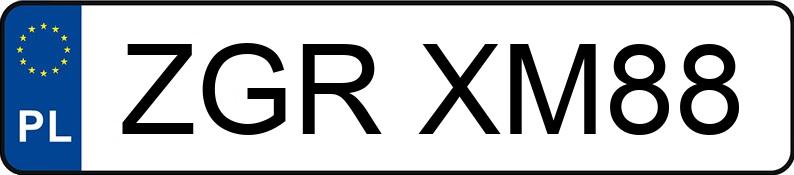 Numer rejestracyjny ZGR XM88 posiada BMW 320 Diesel MR`16 E6 F30 320 Diesel MR`16 E6 F30 - ZGRXM88 Numer rejestracyjny ZGR XM88 posiada BMW 320 Diesel MR`16 E6 F30 320 Diesel MR`16 E6 F30 - ZGRXM88