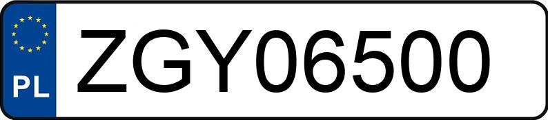 Numer rejestracyjny ZGY 06500 posiada VOLKSWAGEN Passat B6 2.0 MR`05 E4 Comfortline Tiptronic - ZGY06500