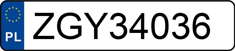 Numer rejestracyjny ZGY 34036 posiada BMW 318 - ZGY34036 Numer rejestracyjny ZGY 34036 posiada BMW 318 - ZGY34036