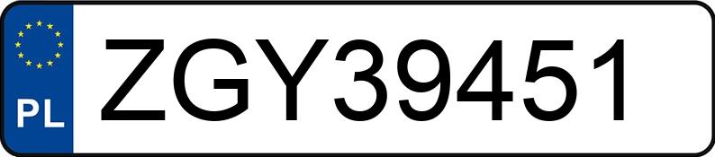 Numer rejestracyjny ZGY 39451 posiada OPEL MOVANO - ZGY39451