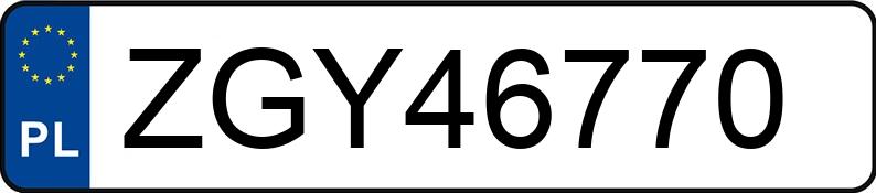 Numer rejestracyjny ZGY 46770 posiada MERCEDES-BENZ S 400 4MATIC - ZGY46770