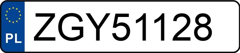 Numer rejestracyjny ZGY 51128 posiada VOLKSWAGEN GOLF - ZGY51128 Numer rejestracyjny ZGY 51128 posiada VOLKSWAGEN GOLF - ZGY51128