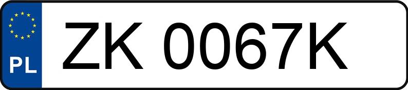 Numer rejestracyjny ZK 0067K posiada CITROEN C4 1.6 HDI FAP MR`04 E4 Confort - ZK0067K