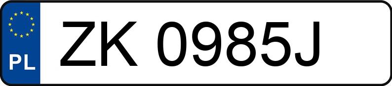 Numer rejestracyjny ZK 0985J posiada SCANIA P 280 E5 26.0t P280 DB 6x2 MNA - ZK0985J