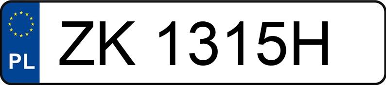 Numer rejestracyjny ZK 1315H posiada FORD FOCUS - ZK1315H