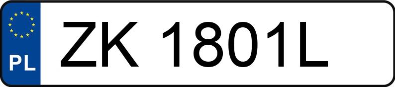 Numer rejestracyjny ZK 1801L posiada BMW 328 - ZK1801L