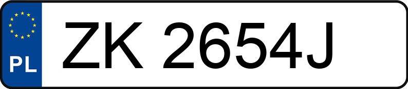 Numer rejestracyjny ZK 2654J posiada TOYOTA YARIS - ZK2654J Numer rejestracyjny ZK 2654J posiada TOYOTA YARIS - ZK2654J