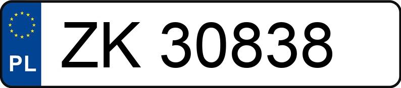 Numer rejestracyjny ZK 30838 posiada TOYOTA - ZK30838 Numer rejestracyjny ZK 30838 posiada TOYOTA - ZK30838