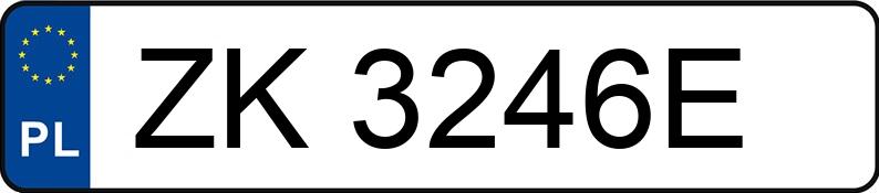 Numer rejestracyjny ZK 3246E posiada SKODA OCTAVIA - ZK3246E