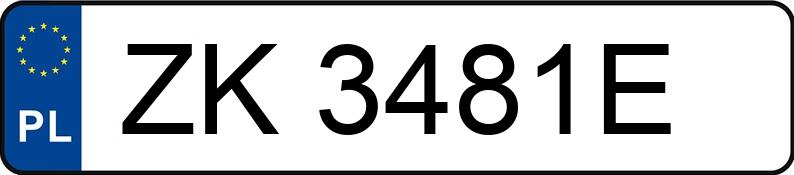 Numer rejestracyjny ZK 3481E posiada MAZDA CX-5 - ZK3481E Numer rejestracyjny ZK 3481E posiada MAZDA CX-5 - ZK3481E