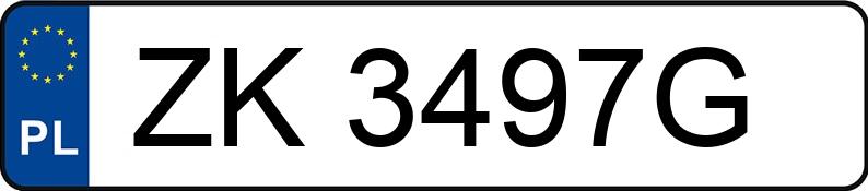 Numer rejestracyjny ZK 3497G posiada TOYOTA RAV4 - ZK3497G Numer rejestracyjny ZK 3497G posiada TOYOTA RAV4 - ZK3497G