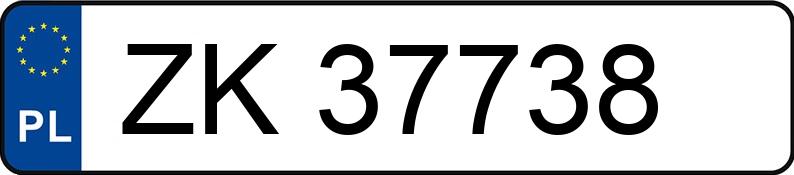 Numer rejestracyjny ZK 37738 posiada RENAULT Clio II 1.2 MR`98 RN - ZK37738