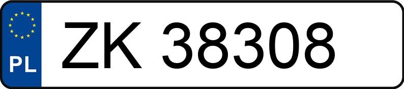 Numer rejestracyjny ZK 38308 posiada FORD - ZK38308 Numer rejestracyjny ZK 38308 posiada FORD - ZK38308