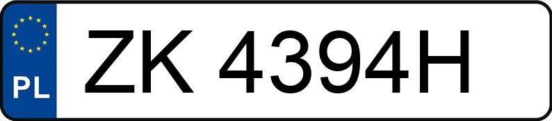 Numer rejestracyjny ZK 4394H posiada MERCEDES-BENZ S 430 - ZK4394H