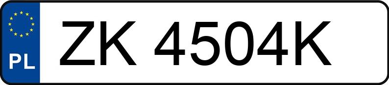 Numer rejestracyjny ZK 4504K posiada PORSCHE 911 Carrera (964) Kat. 911 Carrera (964) Kat. - ZK4504K