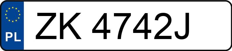 Numer rejestracyjny ZK 4742J posiada BMW 523I - ZK4742J