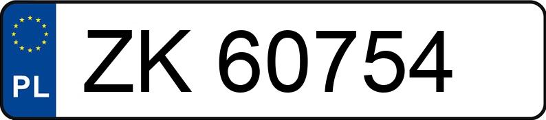 Numer rejestracyjny ZK 60754 posiada MERCEDES-BENZ 300 E Kat. 124 300E - ZK60754