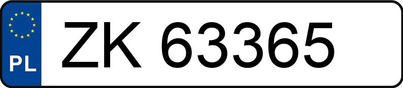 Numer rejestracyjny ZK 63365 posiada RENAULT Laguna 1.9 CDI MR`98 RTE - ZK63365