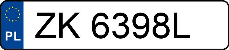 Numer rejestracyjny ZK 6398L posiada BMW 520 Diesel MR`23 E6d/e G60 xDrive Steptronic - ZK6398L