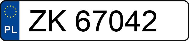 Numer rejestracyjny ZK 67042 posiada FIAT Cinquecento 0.9 Kat. Soleil - ZK67042