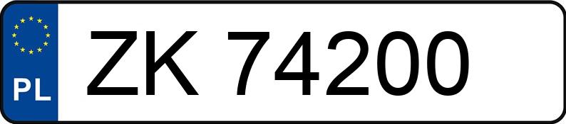 Numer rejestracyjny ZK 74200 posiada RENAULT Megane Grandtour II 1.5 dCi MR`07 E4 Dynamique - ZK74200