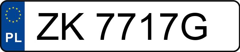 Numer rejestracyjny ZK 7717G posiada VOLVO FE 300 - ZK7717G