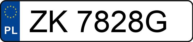 Numer rejestracyjny ZK 7828G posiada FORD MONDEO - ZK7828G