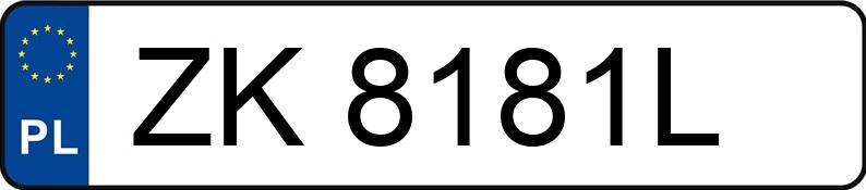Numer rejestracyjny ZK 8181L posiada AUDI Q5 SPORTBACK - ZK8181L Numer rejestracyjny ZK 8181L posiada AUDI Q5 SPORTBACK - ZK8181L