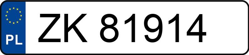 Numer rejestracyjny ZK 81914 posiada FORD FOCUS - ZK81914 Numer rejestracyjny ZK 81914 posiada FORD FOCUS - ZK81914