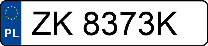 Numer rejestracyjny ZK 8373K posiada MAN TGL 12.250 - ZK8373K