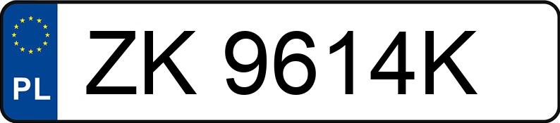 Numer rejestracyjny ZK 9614K posiada BMW X5 MR`18 E6 G05 xDrive40i Step - ZK9614K