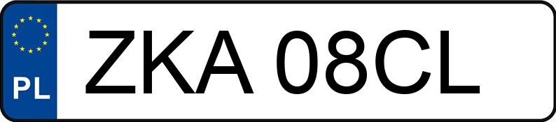 Numer rejestracyjny ZKA 08CL posiada AUTOSAN D-47A - ZKA08CL