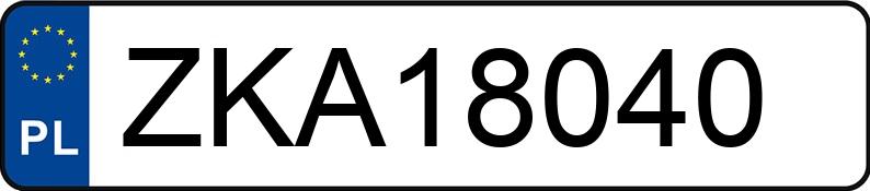 Numer rejestracyjny ZKA 18040 posiada MERCEDES-BENZ A 200 - ZKA18040 Numer rejestracyjny ZKA 18040 posiada MERCEDES-BENZ A 200 - ZKA18040