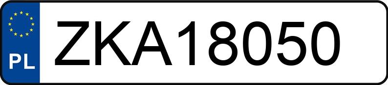 Numer rejestracyjny ZKA 18050 posiada FORD MONDEO - ZKA18050