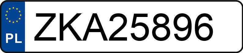 Numer rejestracyjny ZKA 25896 posiada BMW 318 I - ZKA25896