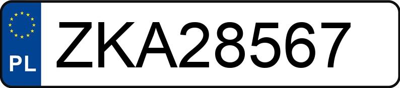 Numer rejestracyjny ZKA 28567 posiada OPEL Vivaro 2.0 CDTI MR`07 E4 2.9t L1H1 - ZKA28567