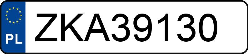 Numer rejestracyjny ZKA 39130 posiada VOLKSWAGEN CADDY - ZKA39130
