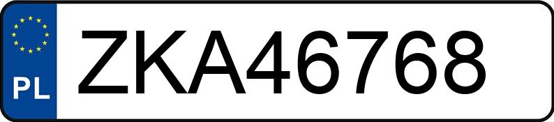 Numer rejestracyjny ZKA 46768 posiada SUZUKI SX4 - ZKA46768 Numer rejestracyjny ZKA 46768 posiada SUZUKI SX4 - ZKA46768