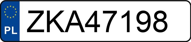 Numer rejestracyjny ZKA 47198 posiada FORD MUSTANG GT - ZKA47198 Numer rejestracyjny ZKA 47198 posiada FORD MUSTANG GT - ZKA47198