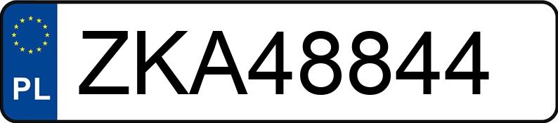 Numer rejestracyjny ZKA 48844 posiada FORD Mondeo 2.0 TDi MR`01 E3 Trend - ZKA48844 Numer rejestracyjny ZKA 48844 posiada FORD Mondeo 2.0 TDi MR`01 E3 Trend - ZKA48844